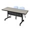 Kobe Rectangle FlipTop Table, 72" W, 29" H, Laminate Top, Maple MKFTM7230PL47GY - alternate 1